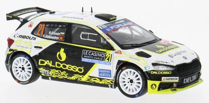Skoda Fabia RS Rally2 WRC Rally Monte Carlo 2025 #21 N.Gryazin/K.Aleksandrov 1:43 Scale IXO Diecast Model Car