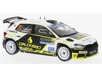 Skoda Fabia RS Rally2 WRC Rally Monte Carlo 2025 #21 N.Gryazin/K.Aleksandrov 1:43 Scale IXO Diecast Model Car