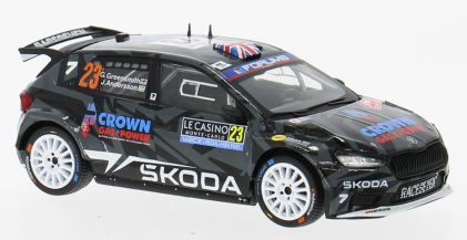 Skoda Fabia RS Rally2 WRC Rally Monte Carlo 2025 #23 G.Greensmith/J.Andersson 1:43 Scale IXO Diecast Model Car