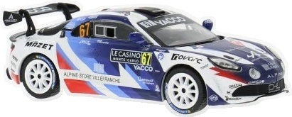 Alpine A110 RGT WRC Rally Monte Carlo 2025 #67 R.Astier/D.Giraudet Coche a escala 1:43 de metal fundido IXO