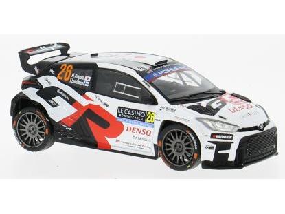 Toyota GR Yaris Rally2 WRC Rally Monte Carlo 2025 #26 H.Kogure/T.Luhtinen 1:43 Scale IXO Diecast Model Car