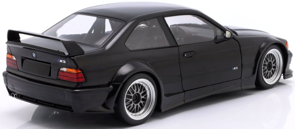 BMW M3 E36 GTR Plain Body Version Black 1:18 Scale Diecast Model Car – Werk83