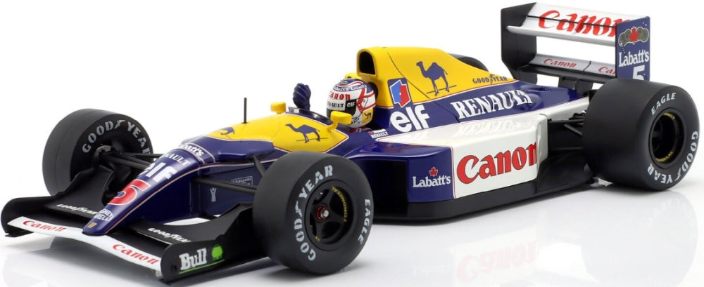 Williams FW14 #5 Winner F1 British GP 1991 Nigel Mansell 1:18 Scale Diecast Car – Werk83