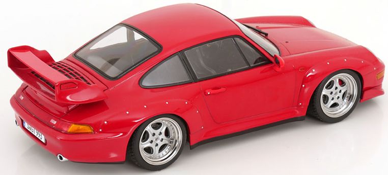 Porsche 911 (993) GT2 1996 Speedline Rims Red 1:18 Scale Diecast Model Car – KK Scale