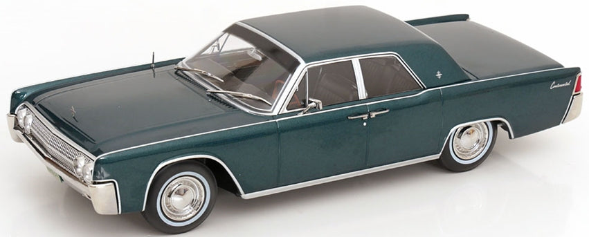 Lincoln Continental Sedan 1963 Matrix Reloaded Dark Green Metallic 1:18 Scale Diecast Car – KK Scale