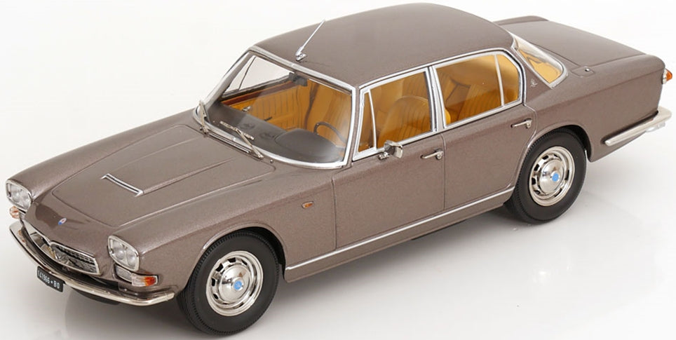 Maserati Quattroporte I 1965 Grey Metallic 1:18 Scale Diecast Model Car – KK Scale