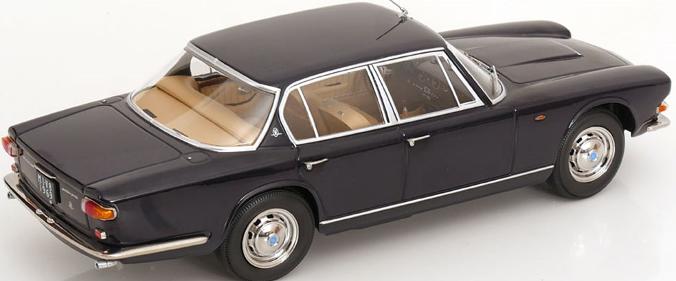 Maserati Quattroporte I 1965 Dark Blue 1:18 Scale Diecast Model Car – KK Scale