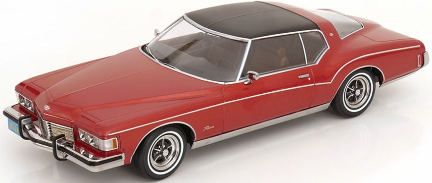 Buick Riviera 1973 Red Metallic/Black from the TV-Series 'Rockford Files' 1:18 Scale Diecast Car – KK Scale-KK Scale-Diecast Model Centre