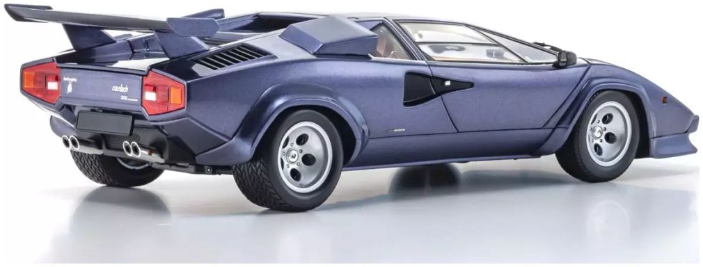 Lamborghini Countach LP5000 Quattrovalvole Dark Blue 1:18 Scale Kyosho Diecast Model Car-Kyosho-Diecast Model Centre