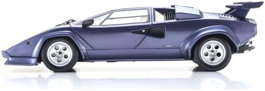 Lamborghini Countach LP5000 Quattrovalvole Dark Blue 1:18 Scale Kyosho Diecast Model Car-Kyosho-Diecast Model Centre