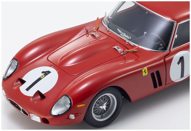Ferrari 250 GTO 1000Kms Paris 1962 1st OA 3987GT #1 1:18 Scale Kyosho Diecast Model Car-Kyosho-Diecast Model Centre