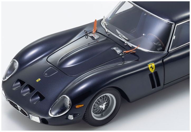 Ferrari 250 GTO 1963 Dark Blue (Blu Scuro) 1:18 Scale Kyosho Diecast Model Car-Kyosho-Diecast Model Centre