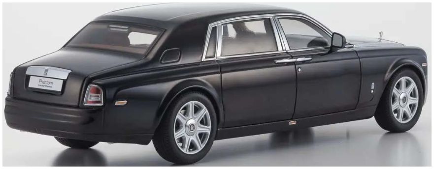 Rolls Royce Phantom EWB 2012 Diamond Black 1:18 Scale Kyosho Diecast Model Car-Kyosho-Diecast Model Centre