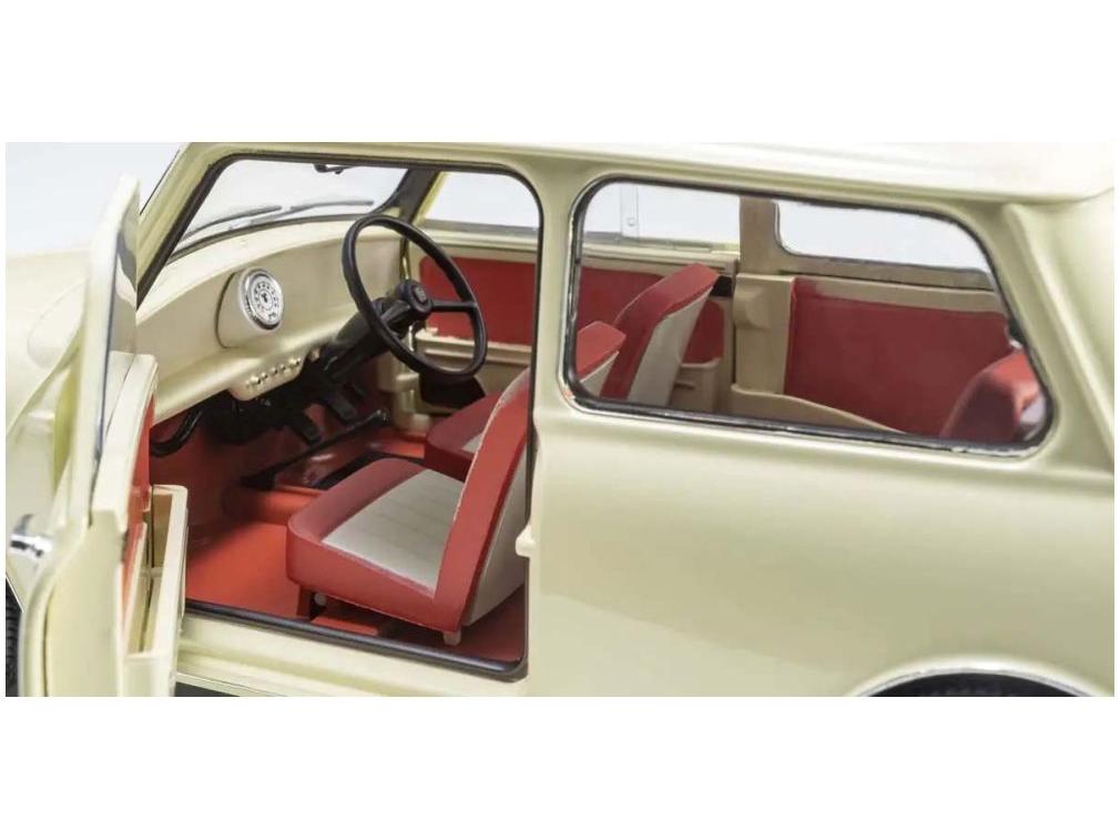 Morris Mini-Minor Old English White 1:18 Scale Diecast Model Car – Kyosho