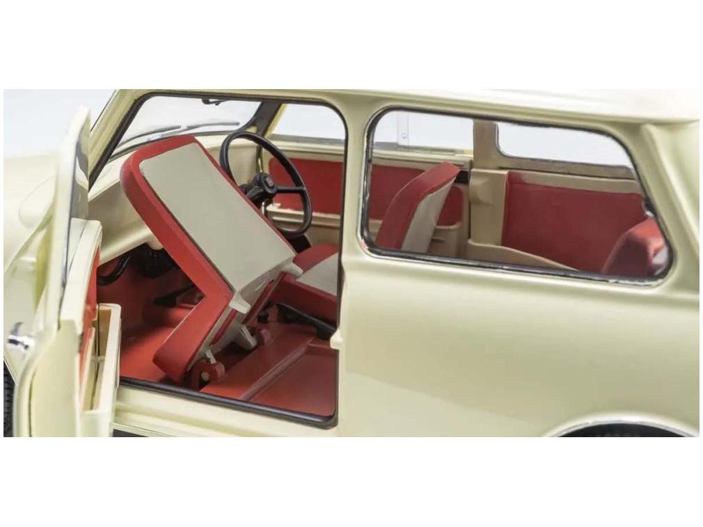 Morris Mini-Minor Old English White 1:18 Scale Diecast Model Car – Kyosho