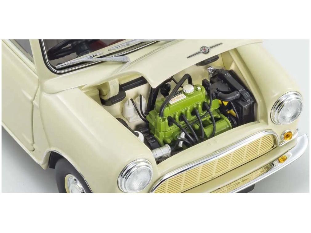 Morris Mini-Minor Old English White 1:18 Scale Diecast Model Car – Kyosho