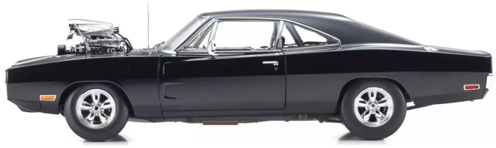 Dodge Charger R/T 1970 Fast and Furious Black 1:18 Scale Kyosho Diecast Model Car-Kyosho-Diecast Model Centre