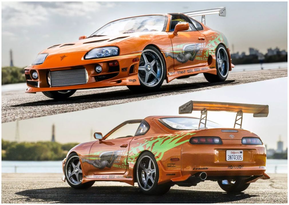 Toyota Supra Turbo Fast and Furious Orange Pearl 1:18 Scale Kyosho Diecast Model Car-Kyosho-Diecast Model Centre