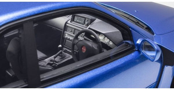 Nissan Skyline GT-R R34 Khyzyl Saleem Design Blue 1:18 Scale Resin Car – Kyosho Samurai Collection