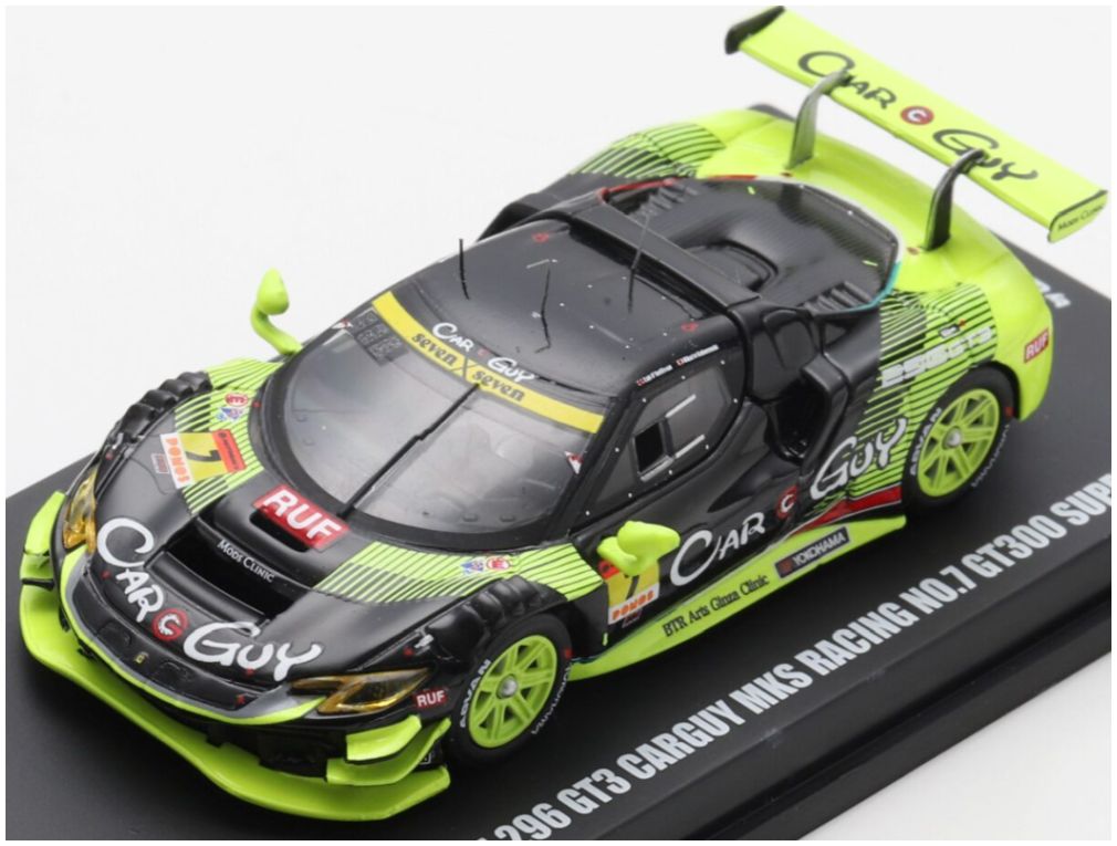 Ferrari 296 GT3 Carguy MKS Racing #7 GT300 Super GT 2025 O'Sullivan/Kobayash 1:64 Scale Diecast Model Car – Looksmart