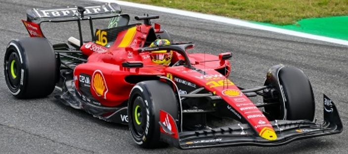 Ferrari SF-23 F1 Monza GP 2023 4th #16 Charles Leclerc 1:43 Scale Resin Car – Looksmart