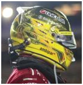 Lewis Hamilton F1 Singapore GP 2025 Helmet 1:5 Scale Resin Replica – Looksmart