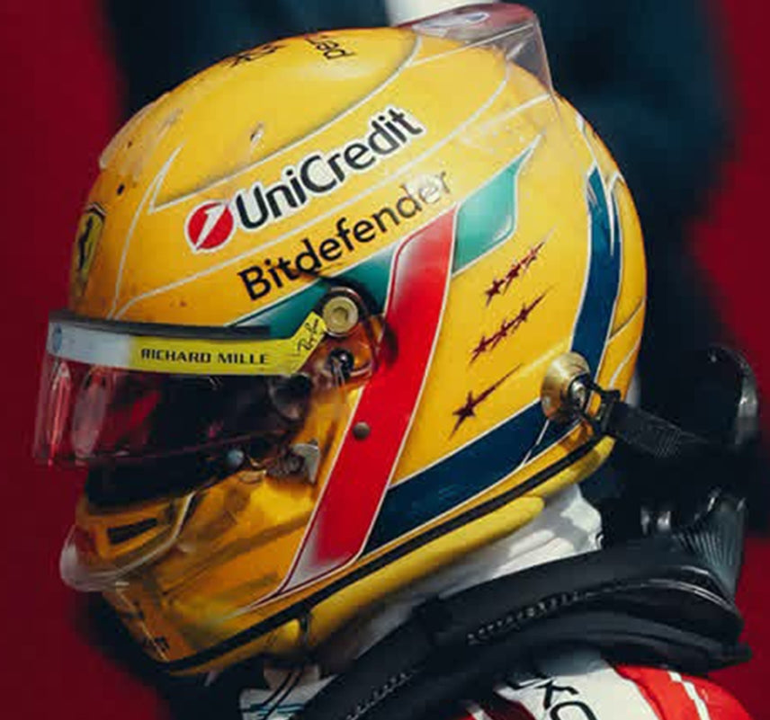 Lewis Hamilton F1 British GP 2026 Helmet 1:5 Scale Resin Replica – Looksmart-Looksmart-Diecast Model Centre