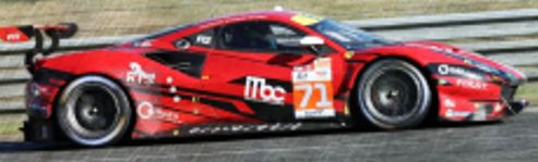 Ferrari 488 GTE EVO Spirit of Race 24H Le Mans 2022 #71 Dezoteux/Ragues/Aubry 1:43 Scale Resin Car – Looksmart