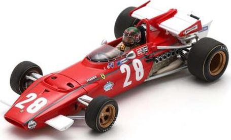 Ferrari 312B F1 Belgian GP 1970 4th #28 Ignazio Giunti 1:43 Scale Resin Car – Looksmart