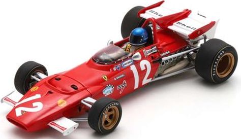 Ferrari 312B F1 Austrian GP 1970 Winner #12 Jacky Ickx 1:43 Scale Resin Car – Looksmart