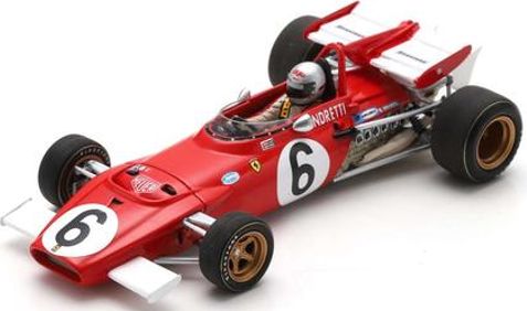 Ferrari 312B F1 South African GP 1971 Winner #6 Mario Andretti 1:43 Scale Resin Car – Looksmart