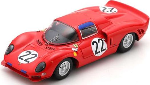 Ferrari 275 P2 24H Le Mans 1965 #22 L. Bandini/G. Biscaldi 1:43 Scale Resin Car – Looksmart