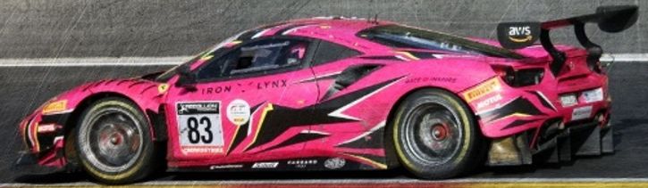 Ferrari 488 GT3 Iron Dames Winner 24H Spa 2022 #83 Pin/Frey/Bovy/Gatting 1:43 Scale Resin Car – Looksmart
