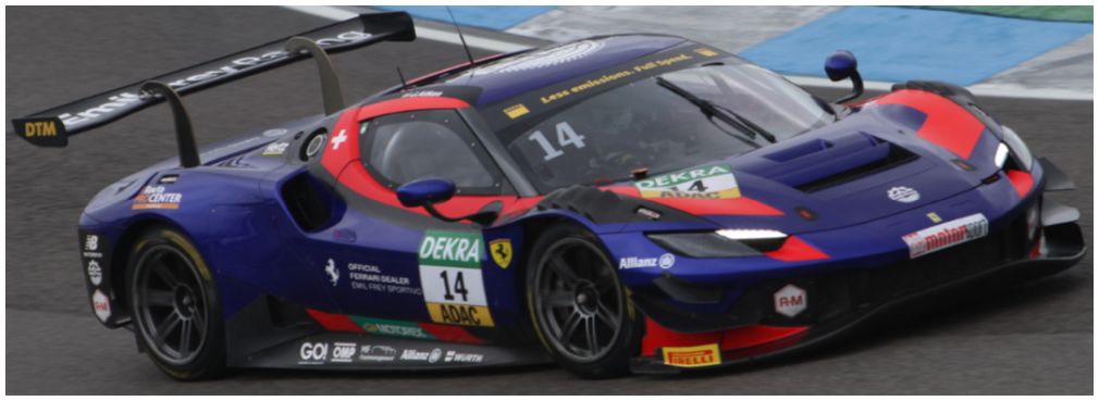 Ferrari 296 GT3 Emil Frey Racing DTM 2023 #14 Jack Aitken 1:43 Scale Resin Car – Looksmart