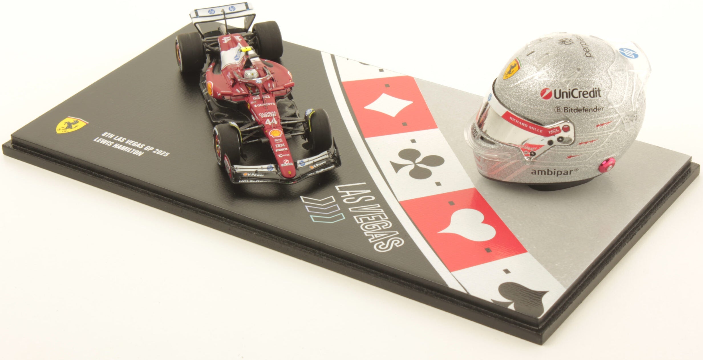 Ferrari SF-25 F1 Las Vegas GP 2025 #44 Lewis Hamilton 1:43 Scale Resin Car – Looksmart