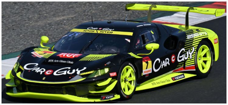 Ferrari 296 GT3 MKS Racing GT300 Super GT 2025 #7 O'Sullivan/Kobayashi 1:43 Scale Resin Car – Looksmart