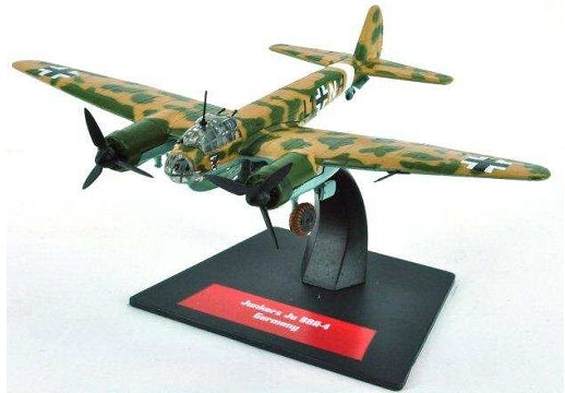 Junkers Ju88A-4 Germany Sand/Green Camo 1:144 Scale Unbranded Diecast Model-Unbranded-Diecast Model Centre