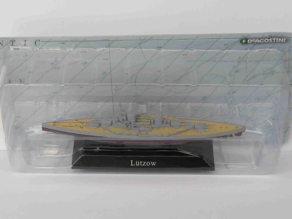 Lutzow Battle Cruiser 1915 1:1250 Scale Unbranded Diecast Model