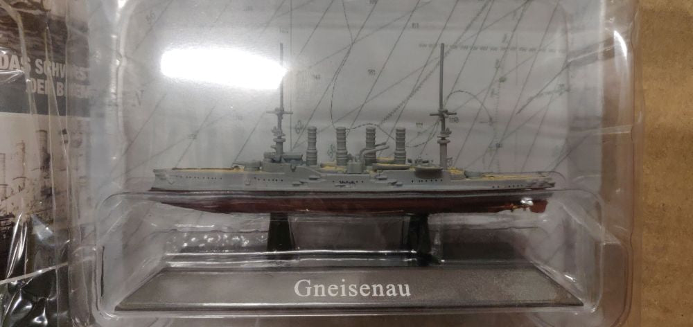GNEISENAU Armored cruiser 1907 1:1250 Scale Unbranded Diecast Model
