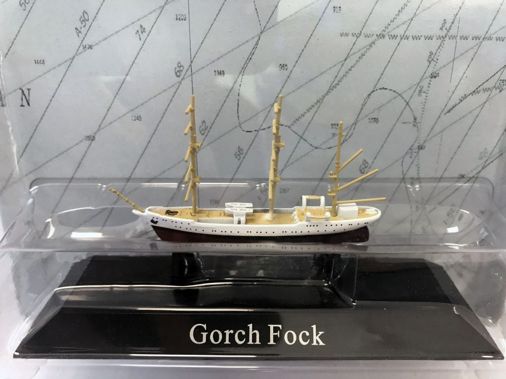 GORCH FOCK II Sail Training ship 1958 1:1250 Scale Unbranded Diecast Model