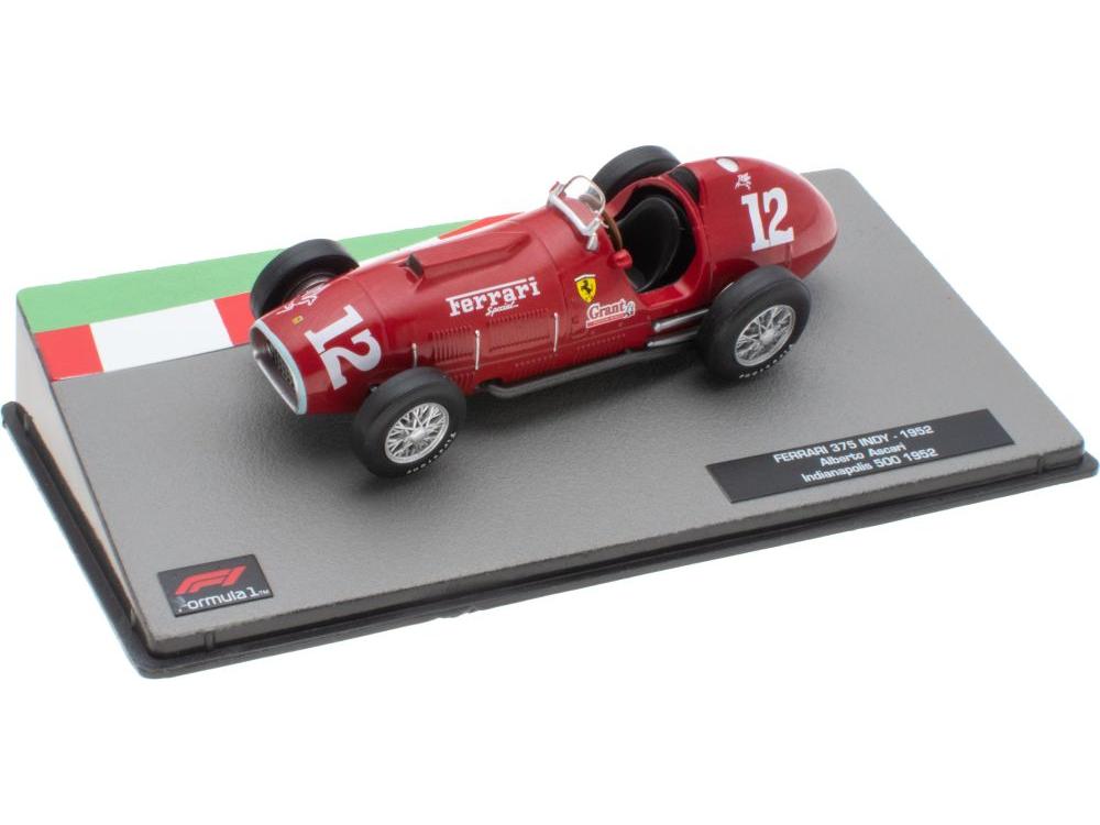 Ferrari 375 Indy #12 Indianapolois 500 1952 Alberto Ascari 1:43 Scale Diecast Model