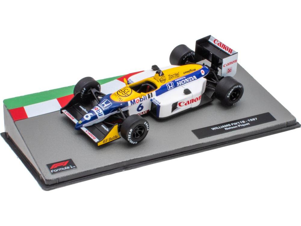 Williams FW11B #6 F1 1987 Piquet 1:43 Scale Diecast Model