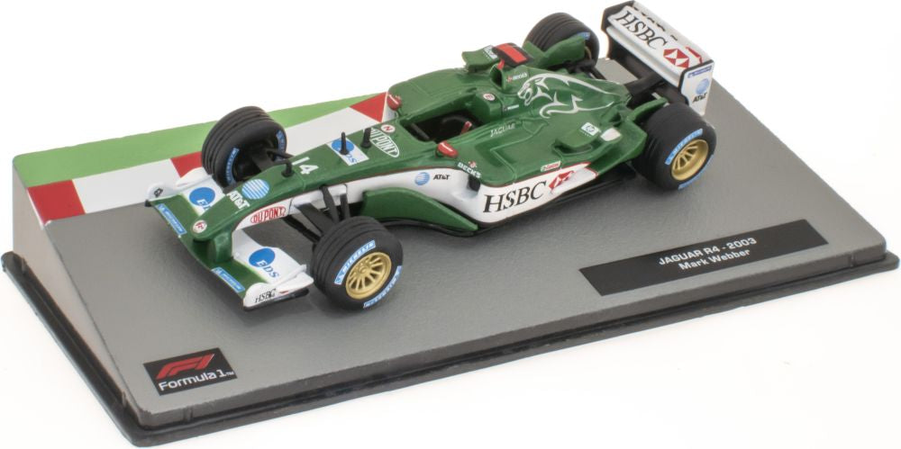 Jaguar R4 #14 F1 2003 Mark Webber 1:43 Scale Diecast Model