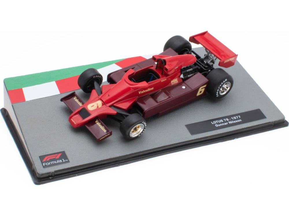 Lotus 78 #6 F1 1977 Gunnar Nilsson 1:43 Scale Diecast Model