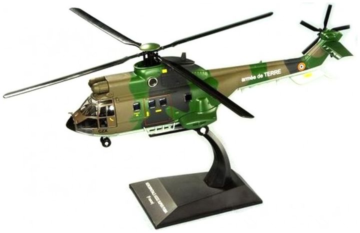 Aerospatiale AS332 Super Puma France 1:72 Scale Unbranded Diecast Model-Unbranded-Diecast Model Centre