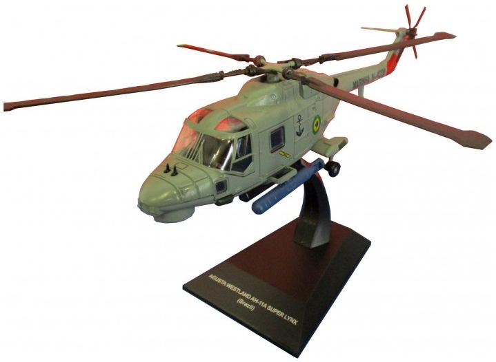 Agusta Westland AH-11A Super Lynx Brazil 1:72 Scale Unbranded Diecast Model-Unbranded-Diecast Model Centre