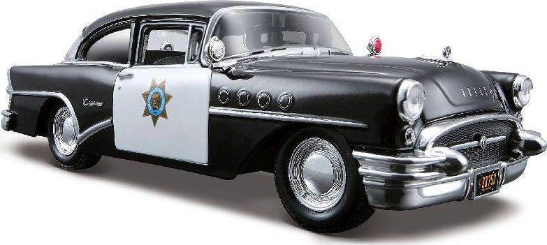 Buick Century 1955 Police 1:24 Scale Diecast Model Car – Maisto