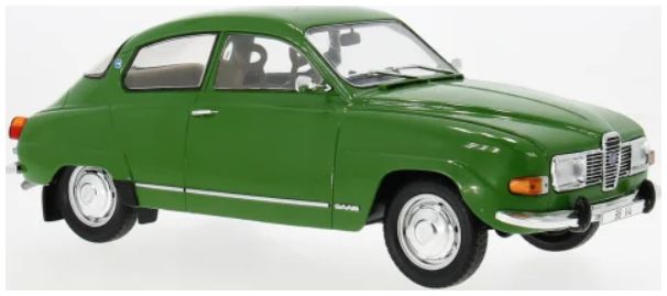 Saab 96 V4 Dark Green 1970 1:18 Scale Model Car Group Diecast Model Car