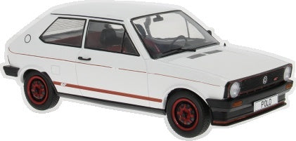 Volkswagen Polo Mk1 GT White/Red 1979 1:18 Scale Diecast Car – Model Car Group