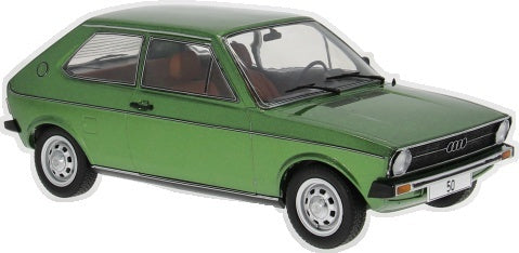 Audi 50 Green 1975 1:18 Scale Diecast Car – Model Car Group